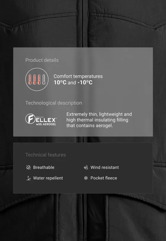 Водоотталкивающая куртка FELLEX® Aerogel
