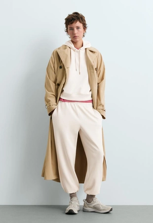 Брюки Jogger свободного кроя из модала Brushed- Заказать в России