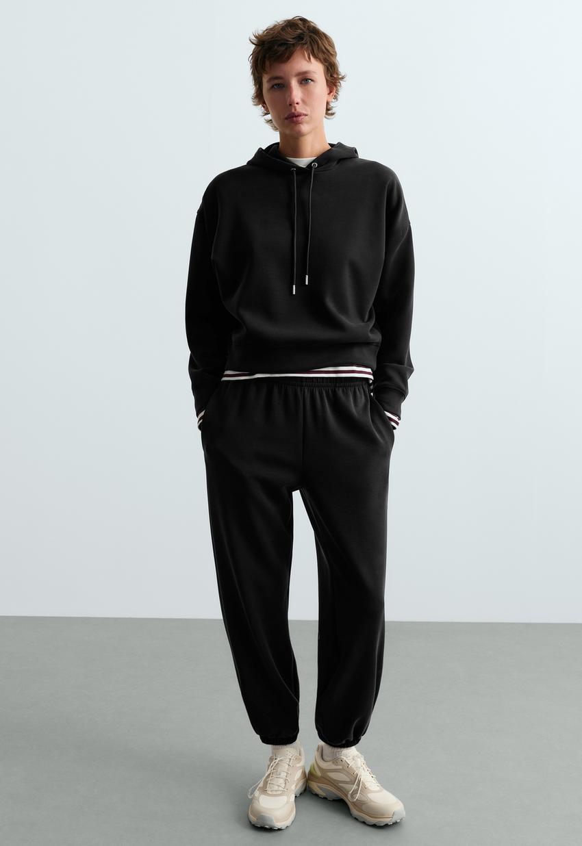 Брюки Jogger свободного кроя из модала Brushed