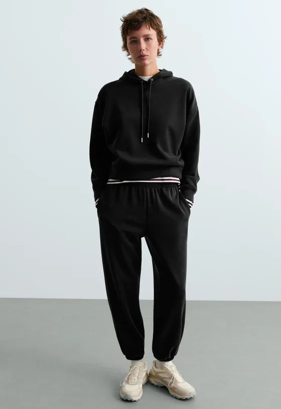 Брюки Jogger свободного кроя из модала Brushed