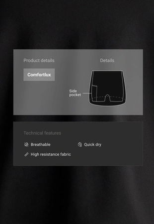 Купить OYSHO Короткая юбка COMFORTLUX с контрастной отделкой