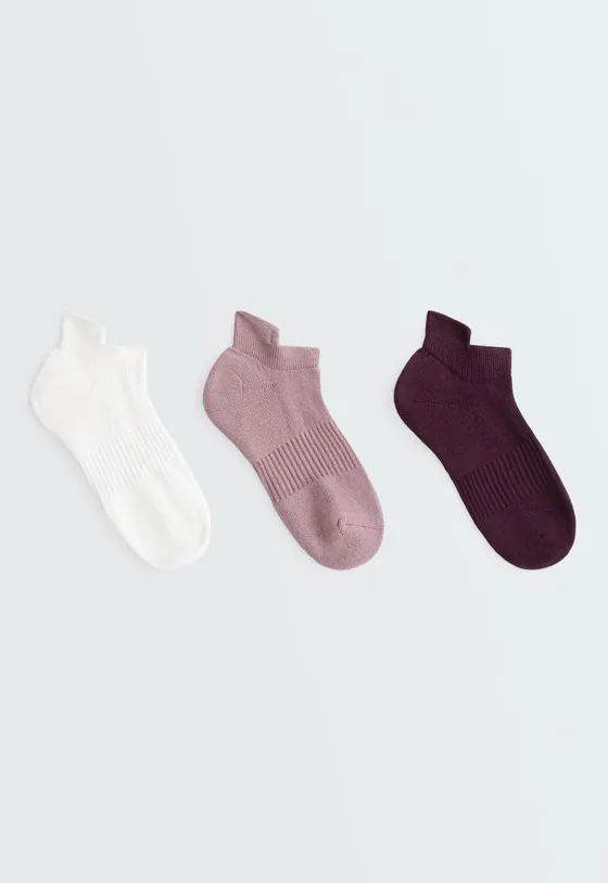 3 пары носков Sneaker с язычком из смеси с хлопком