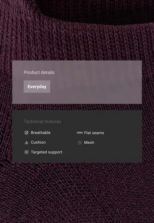 PLUM|7023/490/647 - OYSHO 3 пары носков SNEAKER с язычком из смеси с хлопком