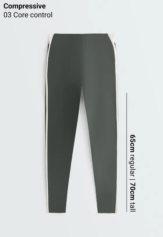 легинсы длиной до щиколотки  Compressive Core control