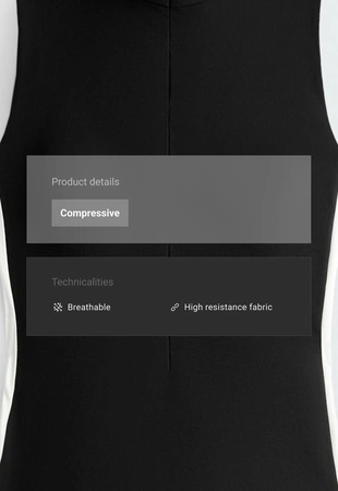 Комбинезон Compressive с контрастными блоками- Заказать в России
