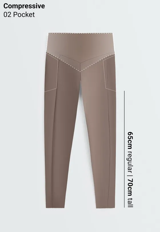Легинсы Compressive Pocket с завышенной талией