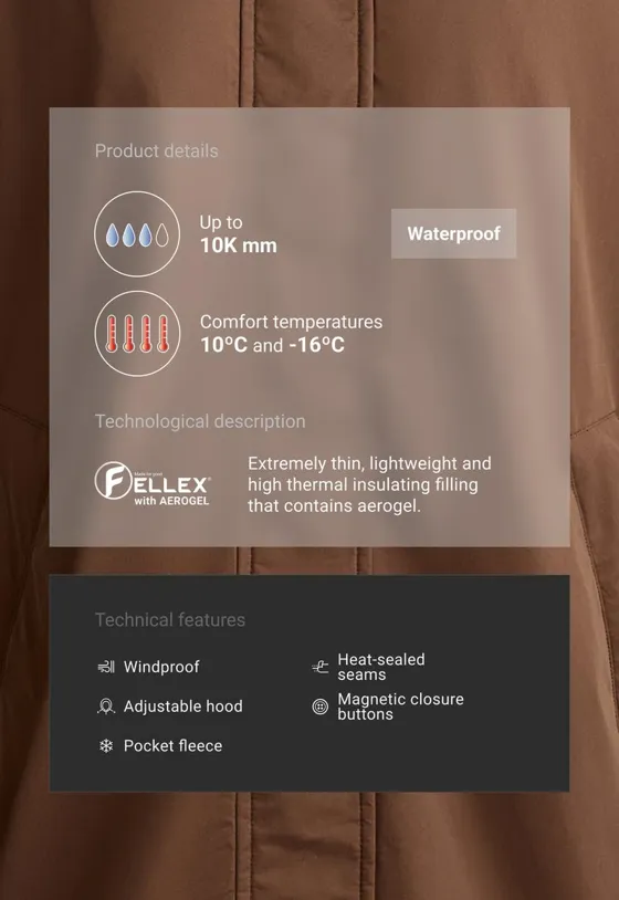 Водонепроницаемая куртка FELLEX® Aerogel 10k