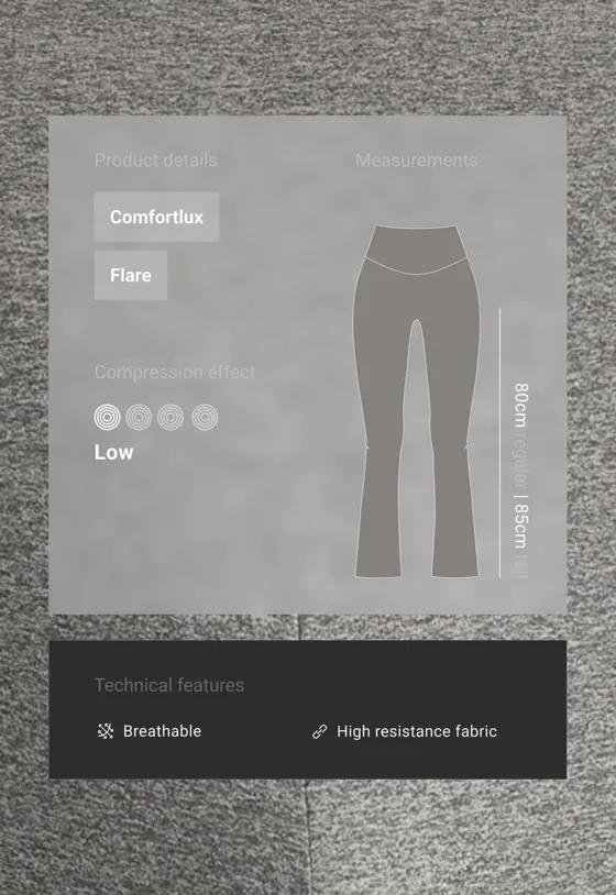 Брюки-клеш Comfortlux с высокой посадкой