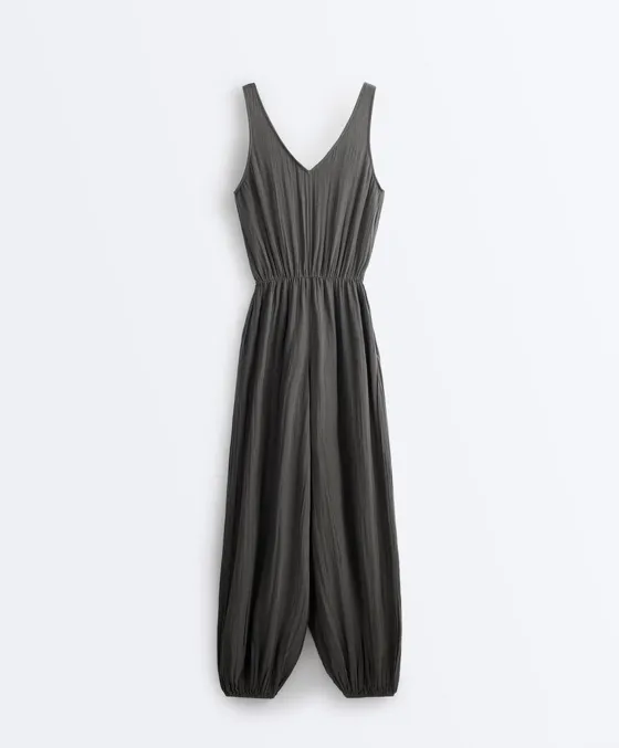 Длинный комбинезон из 100% хлопка-жатки