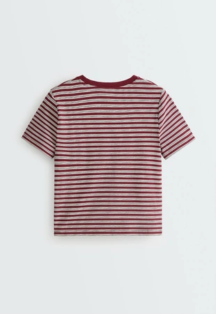 Cotton-blend short-sleeved T-shirt- Заказать в России
