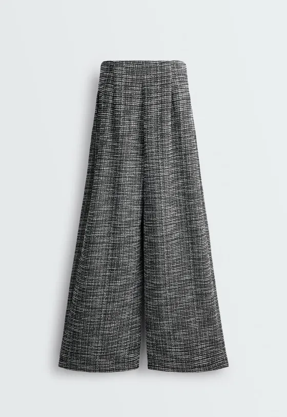 Брюки Wide leg Rib микс