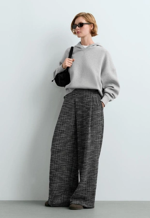 Брюки Wide leg Rib микс- Заказать в России