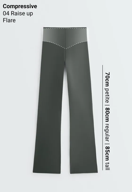 Брюки Flare  Compressive Raise up