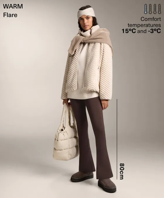 Брюки Flare  Warm на молнии
