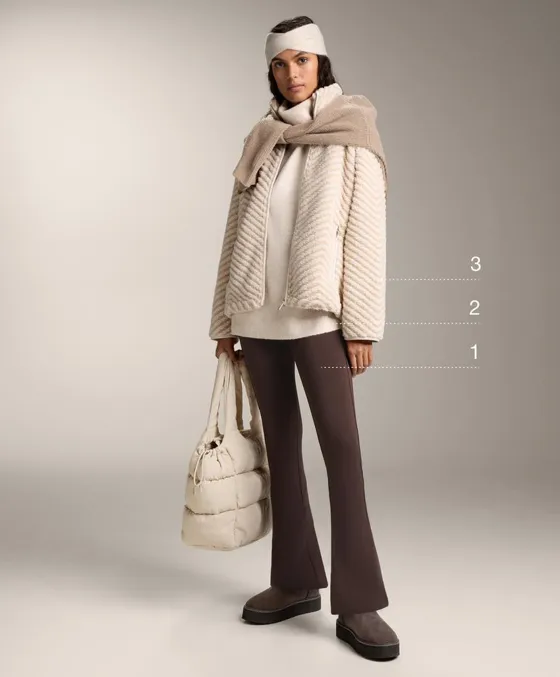 Брюки Flare  Warm на молнии