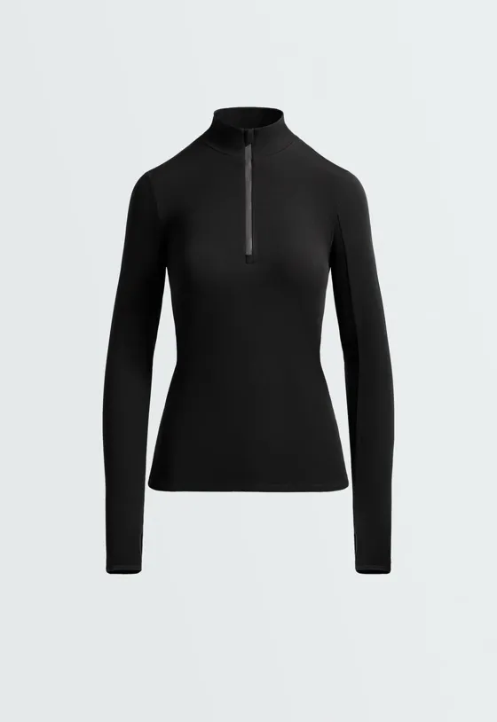 Термальная футболка Base layer с полумолнией