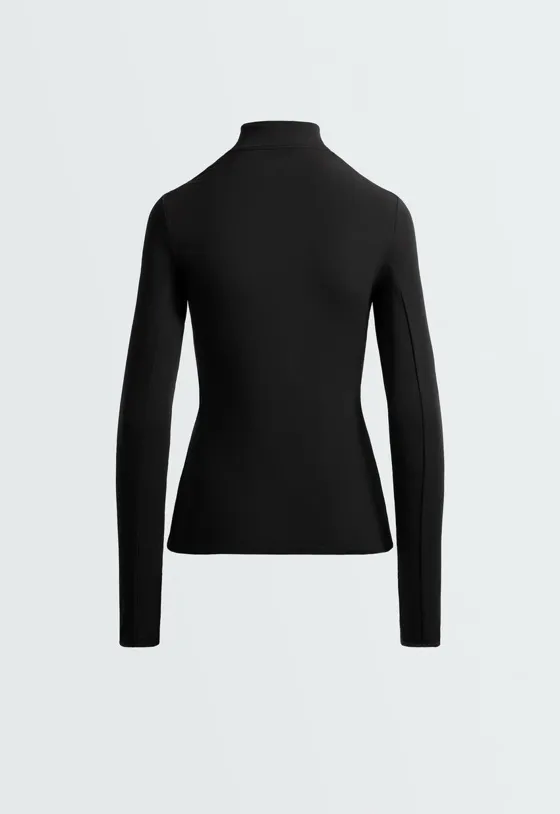 Термальная футболка Base layer с полумолнией