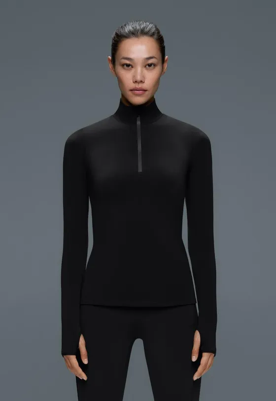 Термальная футболка Base layer с полумолнией