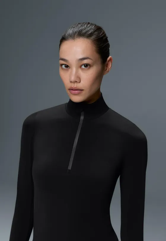 Термальная футболка Base layer с полумолнией