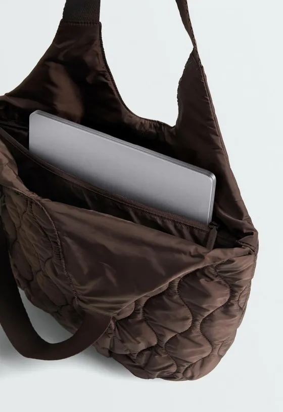 Mala shopper acolchoada