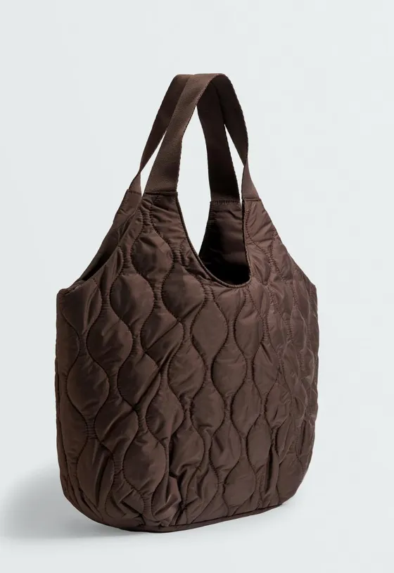 Mala shopper acolchoada