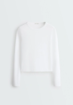 Rib long sleeve T-shirt- Заказать в России