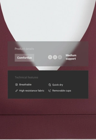 Бюстгальтер Comfortlux, средняя степень поддержки- Заказать в России
