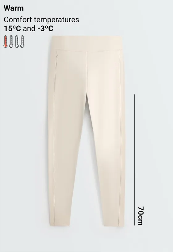 Легинсы длиной до щиколотки  Warm, 70 см