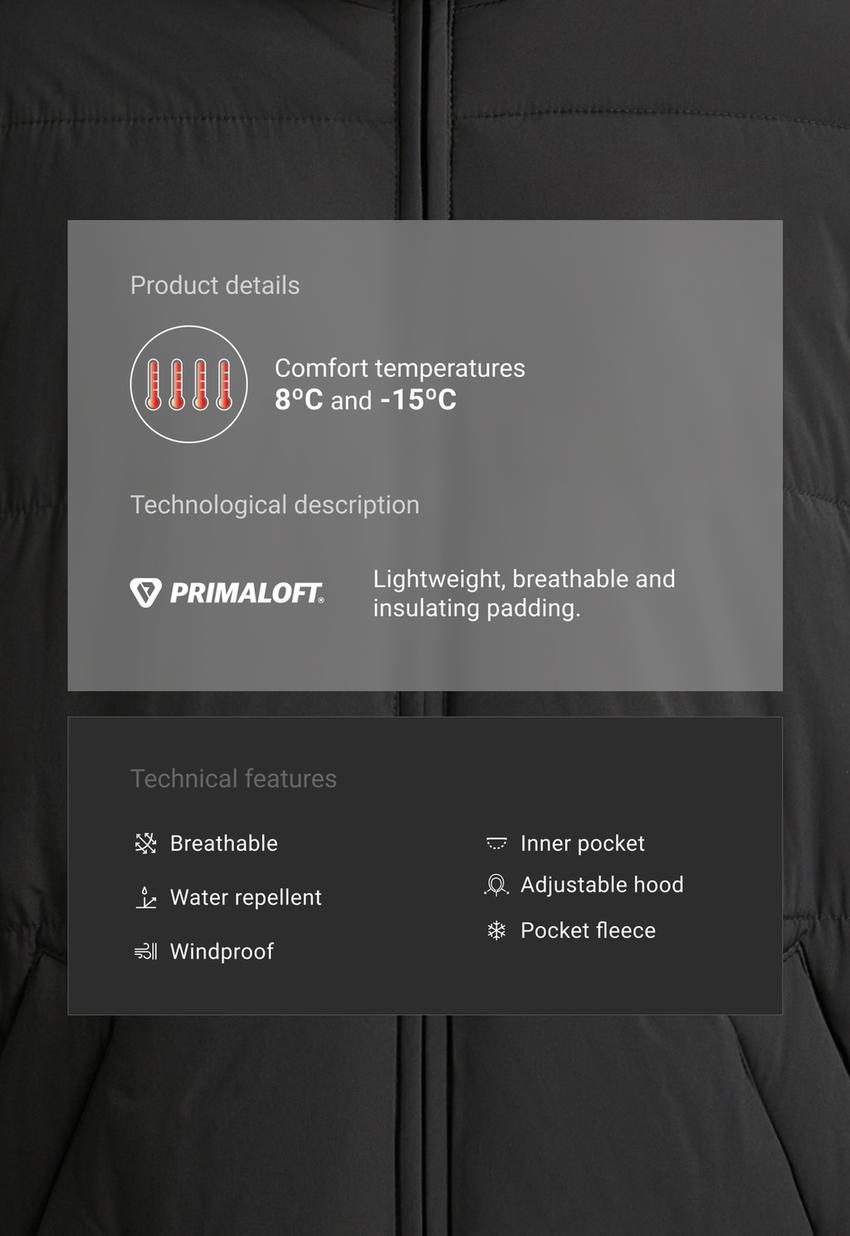 Водоотталкивающая утепленная куртка Primaloft®