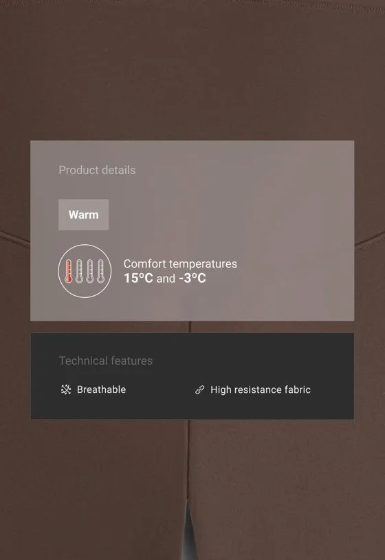Легинсы Warm для беременных с молниями, 65 см