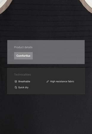 Длинный комбинезон Comfortlux с цветовыми блоками- Заказать в России
