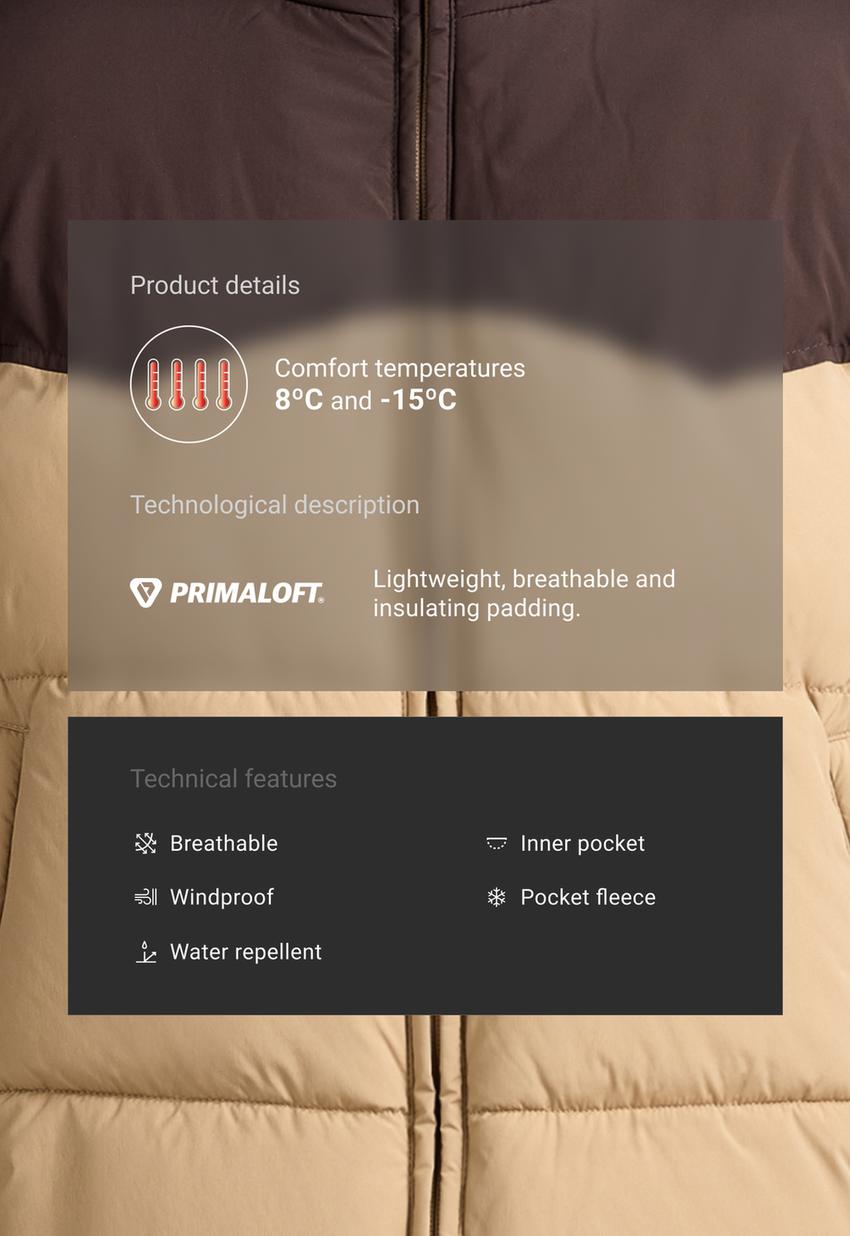 Водоотталкивающая утепленная куртка Primaloft®