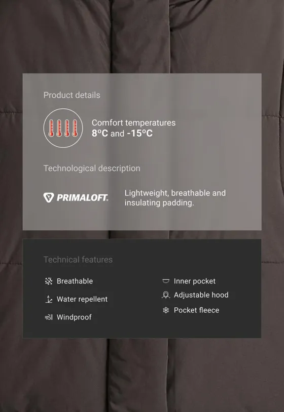 Куртка Primaloft® утепленная трапециевидная