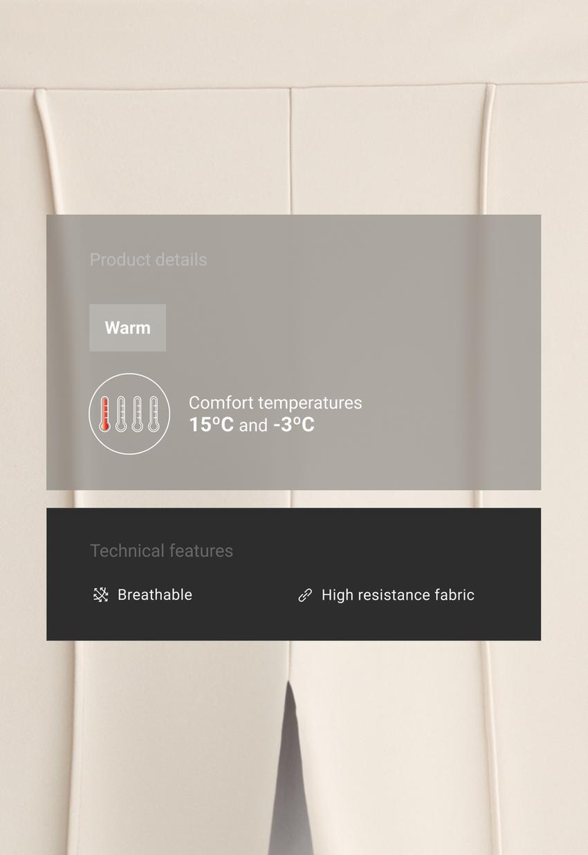 Легинсы длиной до щиколотки  Warm фусо