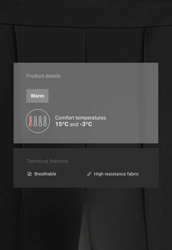 Легинсы длиной до щиколотки  Warm фусо