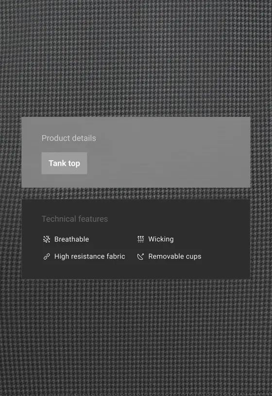 Майка - топ halter «гусиная лапка»
