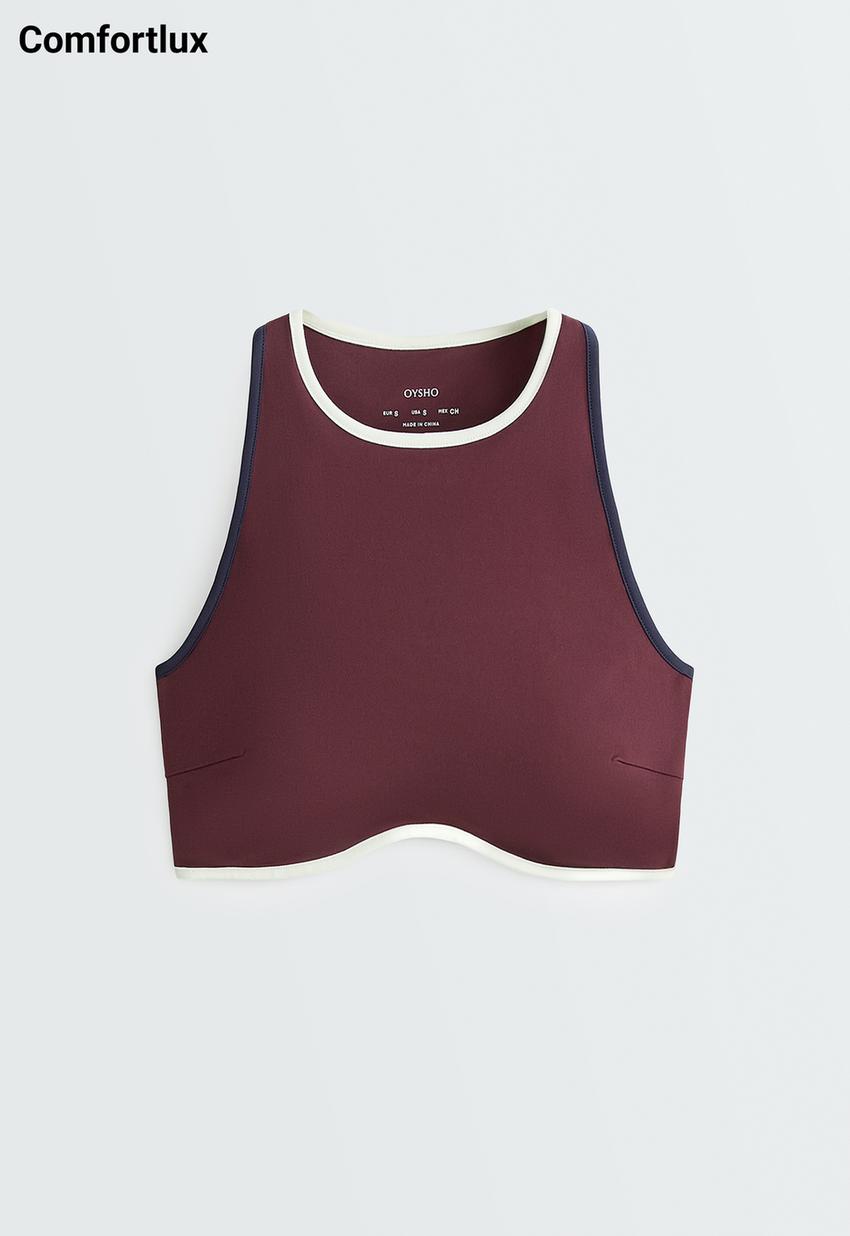 Спортивный бюстгальтер Comfortlux crop, средняя поддержка