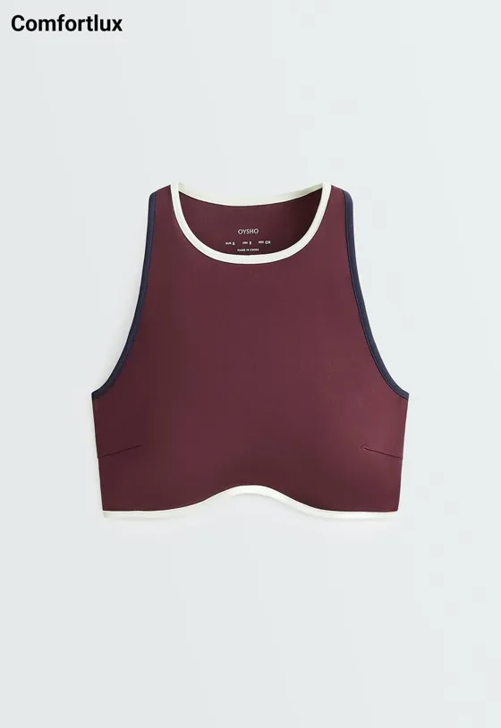 Спортивный бюстгальтер Comfortlux crop, средняя поддержка