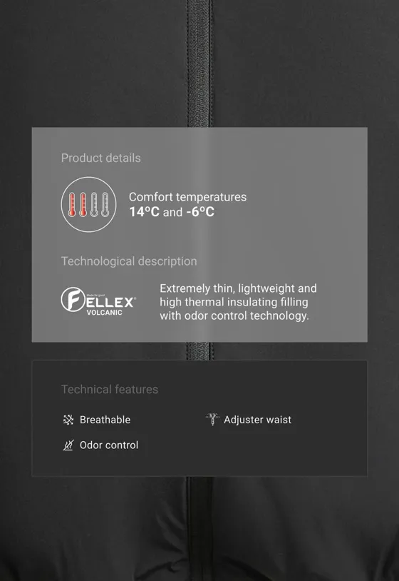 Стеганая техническая куртка Fellex® volcanic boxy