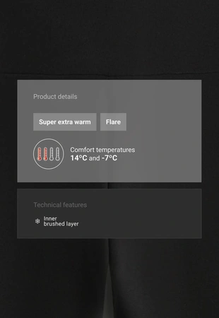 Брюки Flare  Super extra warm Seamless- Заказать в России