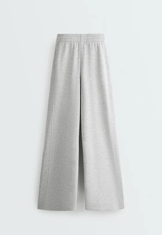 Прямые брюки brushed пике