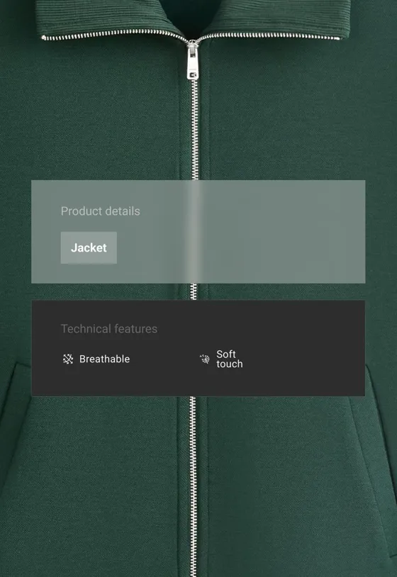 Куртка с воротником из хлопкового пике, brushed