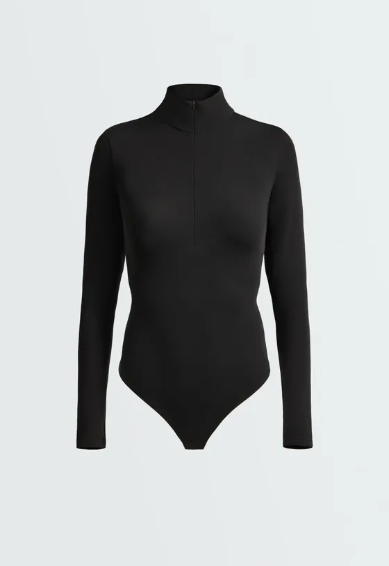 Боди Base layer с полумолнией