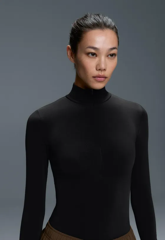 Боди Base layer с полумолнией
