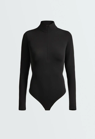 Купить OYSHO Боди BASE LAYER с полумолнией