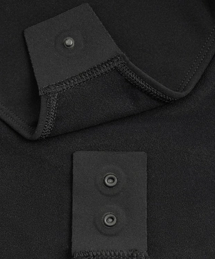 BLACK|0390/890/800 - OYSHO Боди BASE LAYER с полумолнией