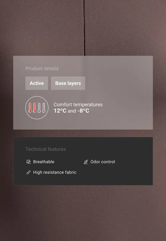Боди Base layer с полумолнией