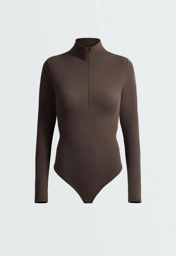 Боди Base layer с полумолнией