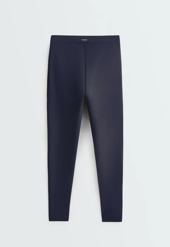 Legging até ao tornozelo  warm 70 cm nervura