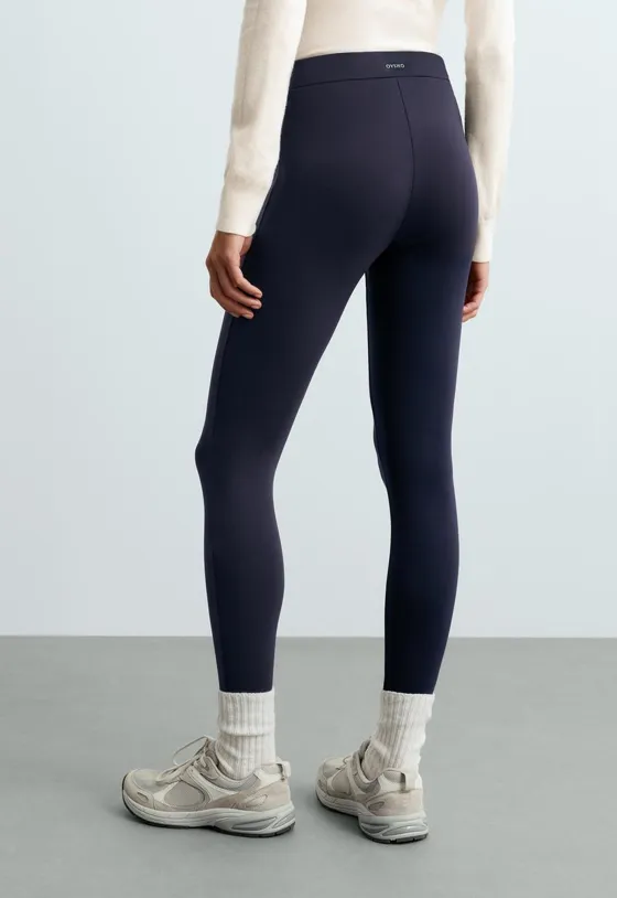 Legging até ao tornozelo  warm 70 cm nervura